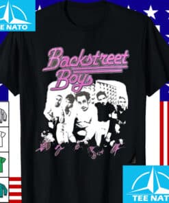 Backstreet Boys Band Signatures Graphic Shirt2