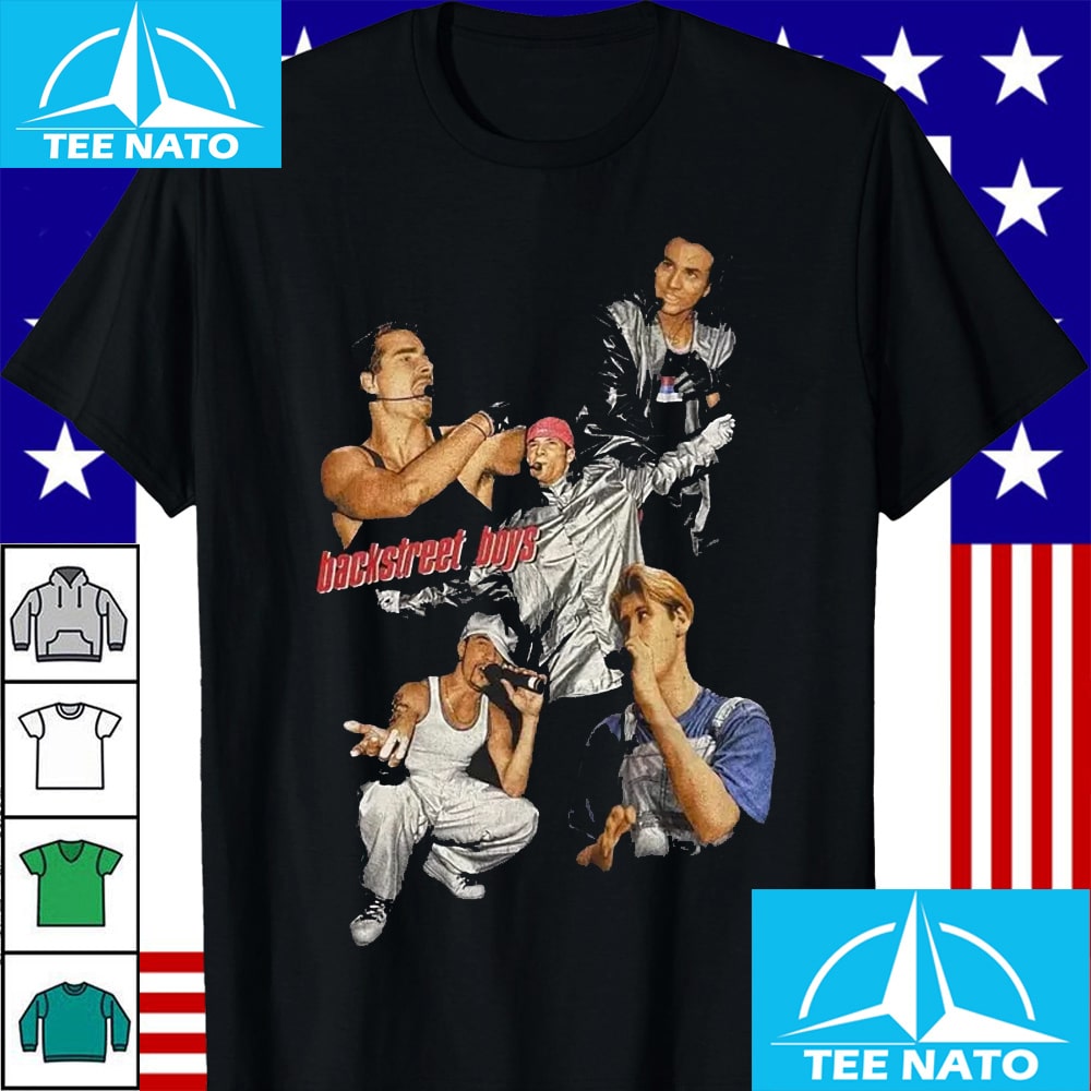 Close up of Backstreet Boys Millennium Shirt