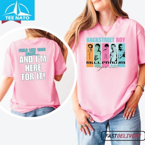 Backstreet Boys Vegas Millennium Tour 2025 Shirt - Image 5