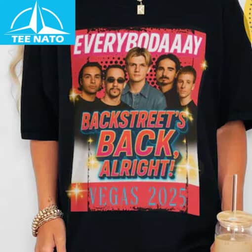 Backstreet's Back Alright Vegas 2025 Shirt - Image 2