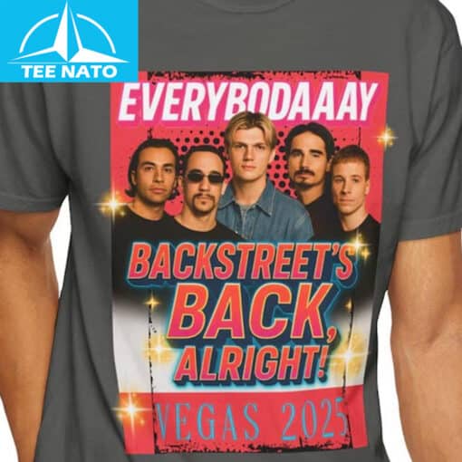 Backstreet's Back Alright Vegas 2025 Shirt - Image 4