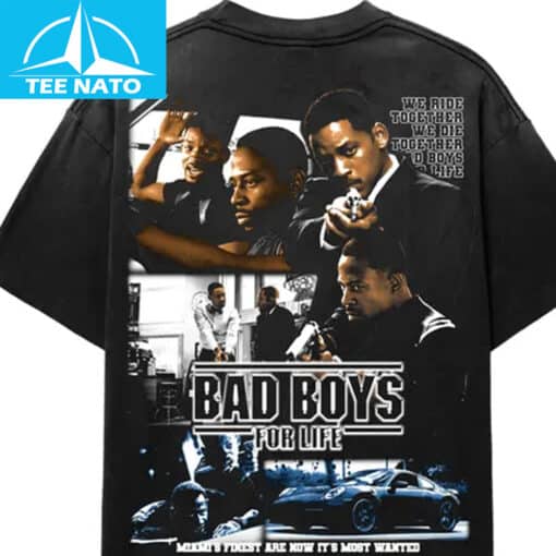 Bad Boys Ride or Die For Life Movie Will Smith Martin Lawrence Shirt - Image 2
