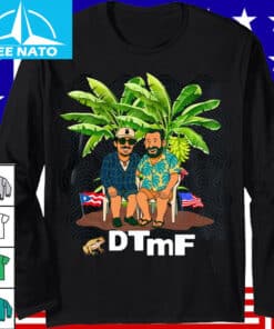Bad Bunny DTmF Tropical Banana Tree Cartoon Duo Shirt 4