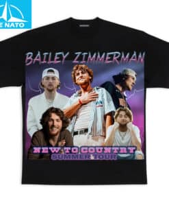 Bailey Zimmerman New To Country Summer Tour Shirt