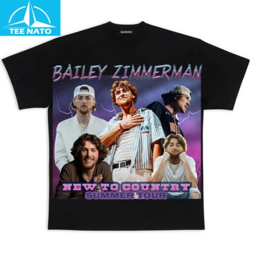 Bailey Zimmerman New To Country Summer Tour Shirt - Image 2