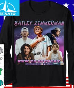 Bailey Zimmerman New To Country Summer Tour Shirt2