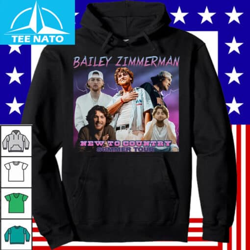 Bailey Zimmerman New To Country Summer Tour Shirt - Image 4
