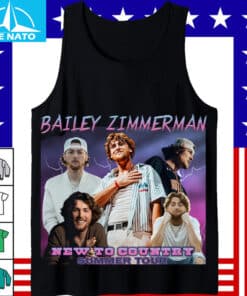 Bailey Zimmerman New To Country Summer Tour Shirt4