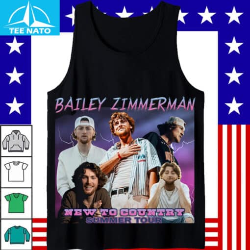 Bailey Zimmerman New To Country Summer Tour Shirt - Image 5