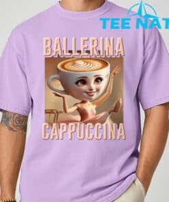 Ballerina Cappuccina Italian Brainrot T Shirt 3 1
