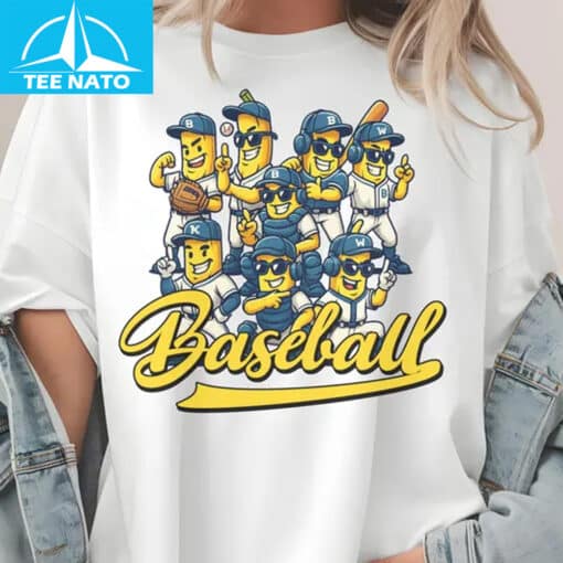 Bananas Baseball Team Shirt - Image 3