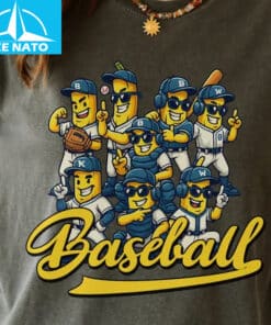 Bananas Baseball Team Shirt3