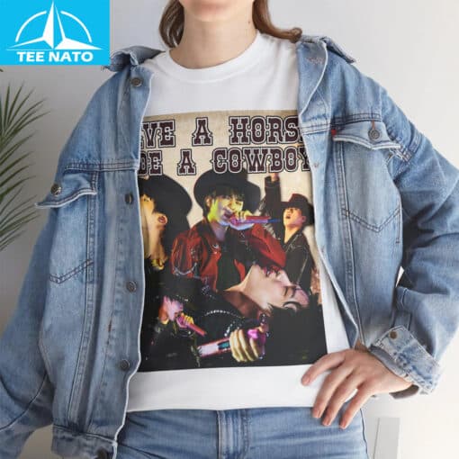 Bangtan Jin Tour Ride a Cowboy Shirt - Image 3