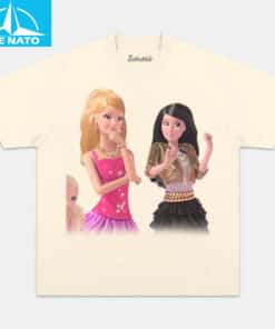 Barbie Friends Thinking and Disgusted Shirt3