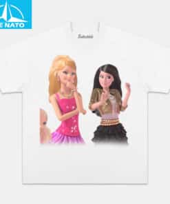Barbie Friends Thinking and Disgusted Shirt4