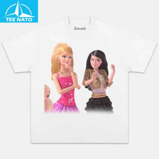 Barbie Friends Thinking and Disgusted Shirt - Image 4