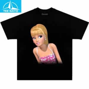 Barbie Looking Over Shoulder Graphic Shirt 14 Barbie Looking Over Shoulder Graphic Shirt