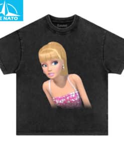 Barbie Looking Over Shoulder Graphic Shirt2