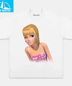 Barbie Looking Over Shoulder Graphic Shirt3