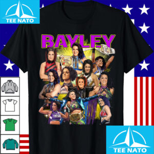 Bayley Hugger Wrestling Women's Champion Collage Shirt 14 Bayley Hugger Wrestling Womens Champion Collage Shirt