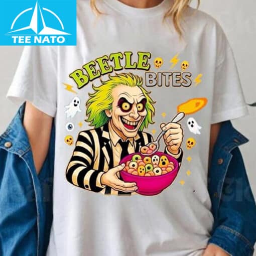 Beetle Bites Beetlejuice Halloween Cereal Graphic Shirt