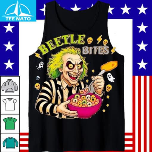 Beetle Bites Beetlejuice Halloween Cereal Graphic Shirt - Image 4