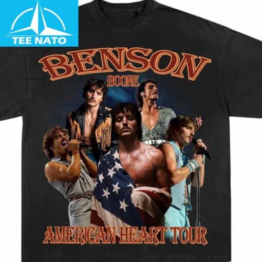 Benson Boone American Heart Tour Music Concert Shirt - Image 4
