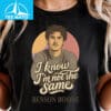 Benson Boone I Know Im Not the Same Shirt
