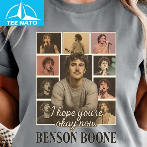 Benson Boone Tour I Hope You’re Okay Now Shirt - Image 4