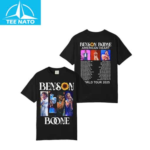Bensons Boones American Heart Tour 2025 T Shirt
