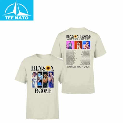 Bensons Boones American Heart Tour 2025 Shirt - Image 2