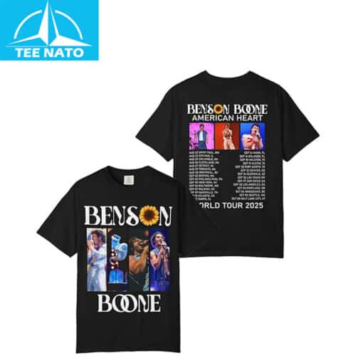 Bensons Boones American Heart Tour 2025 Shirt