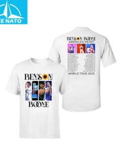 Bensons Boones American Heart Tour 2025 TShirt