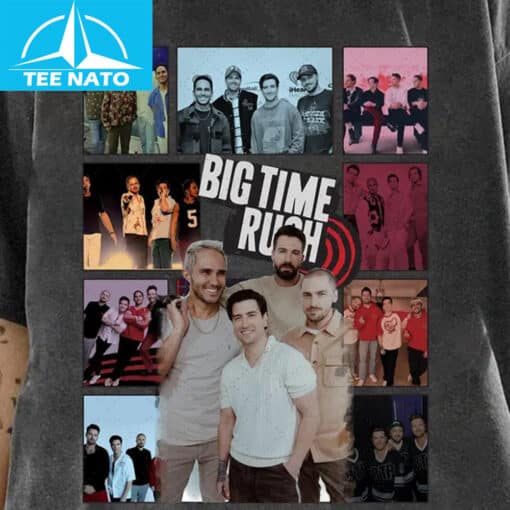 Big Time Rush Boy Band Photo Collage Shirt - Image 4