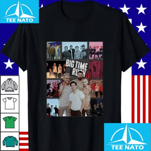 Big Time Rush Boy Band Photo Collage Shirt - Image 2