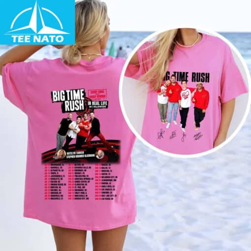 Big Time Rush Every Song Every Episode In Real Life Tour 2025 Shirt - Image 3