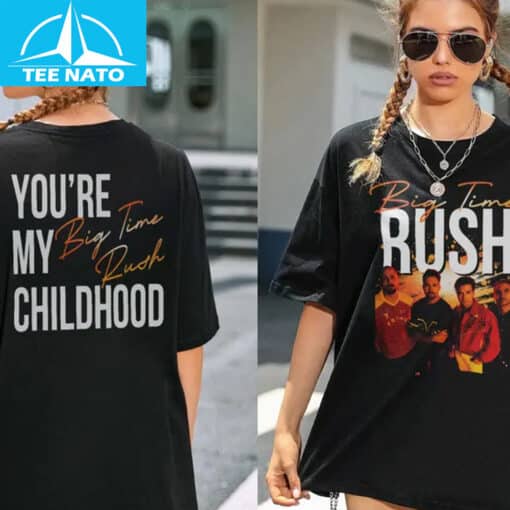 Big Time Rush In Real Life Worldwide 2025 Tour Shirt