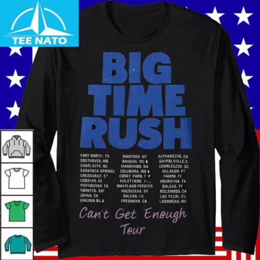 Big Time Rush Tour Can't Get Enough Shirt - Image 3
