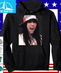 Billie Eilish Aggressive Pose Trucker Hat Shirt3