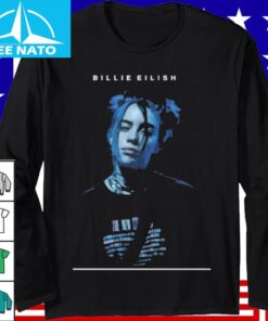 Billie Eilish Blue Filter Portrait Shirt2