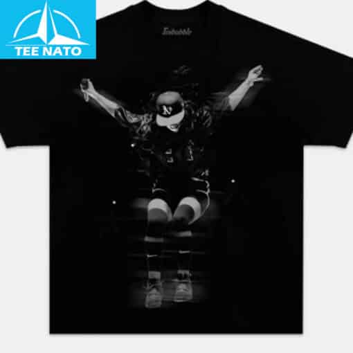 Billie Eilish Dynamic Pose Concert Graphic Shirt - Image 3