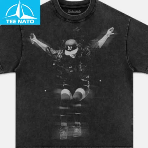 Billie Eilish Dynamic Pose Concert Graphic Shirt - Image 2