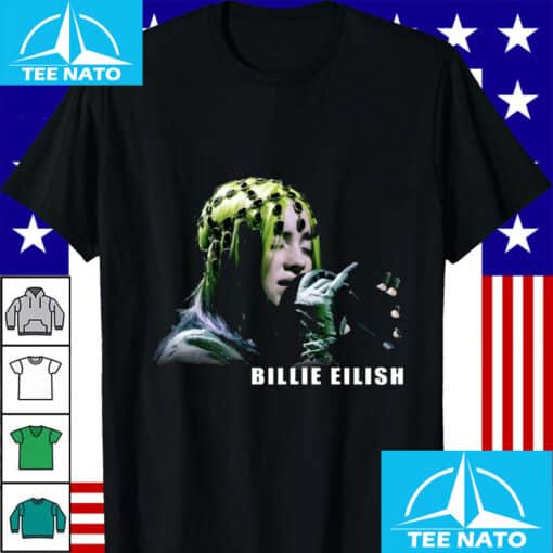 Billie Eilish Live Concert Pop Music Shirt - Image 3