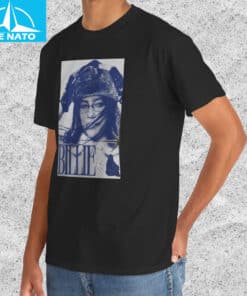 Billie Eilish Pop Star Inspired Portrait Shirt2