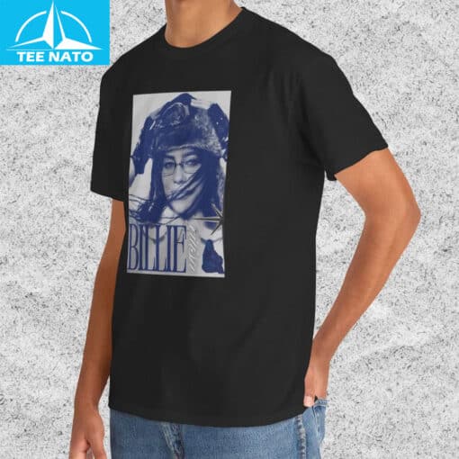 Billie Eilish Pop Star Inspired Portrait Shirt - Image 3