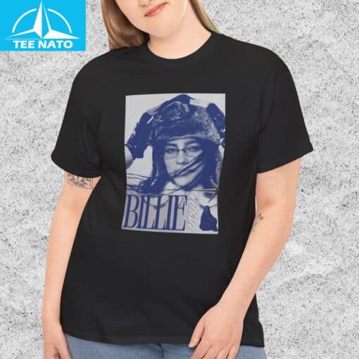 Billie Eilish Pop Star Inspired Portrait Shirt - Image 4
