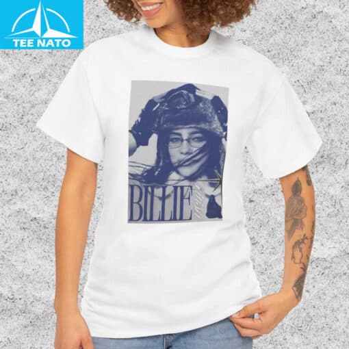 Billie Eilish Pop Star Inspired Portrait Shirt - Image 5