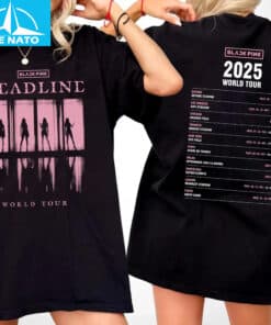 Black Pink Deadline 2025 World Tour T-Shirt