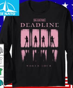 Black Pink Deadline 2025 World Tour T Shirt4