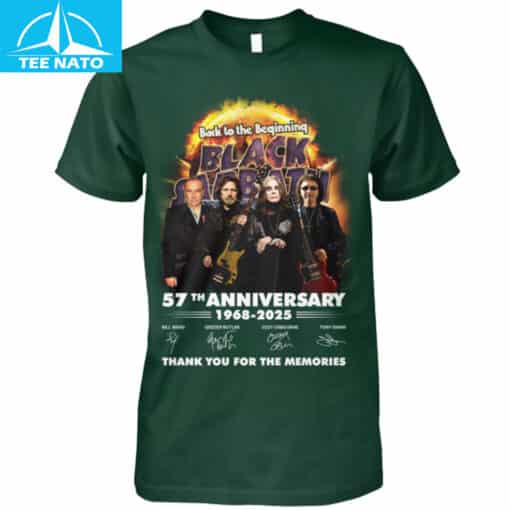 Black Sabbath 57th 1968 2025 Shirt - Image 4